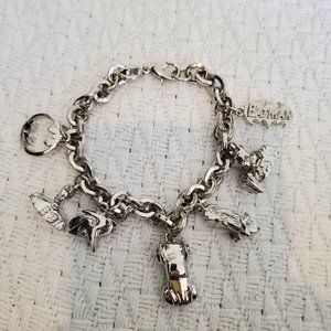 Vintage Batman Charm Bracelet